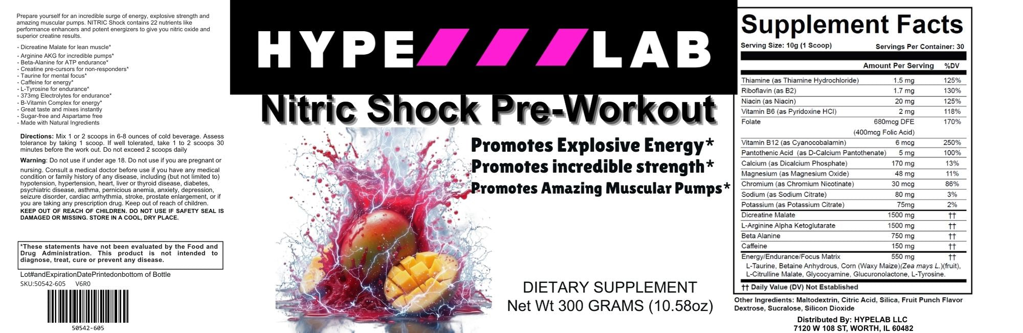 Nitric Shock Pre-Workout