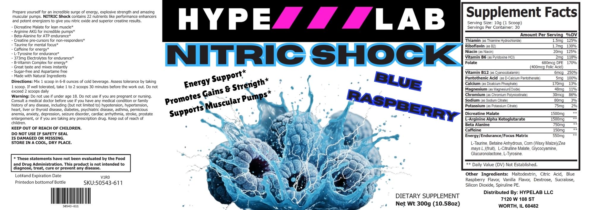 Nitric Shock Pre-Workout