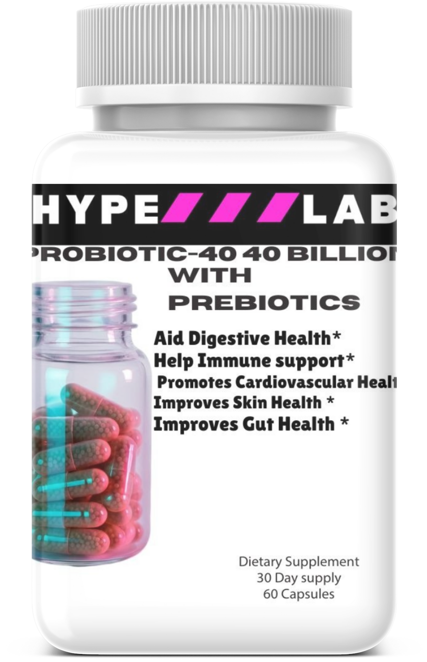 Probiotic-40 Billion CFU With Prebiotics