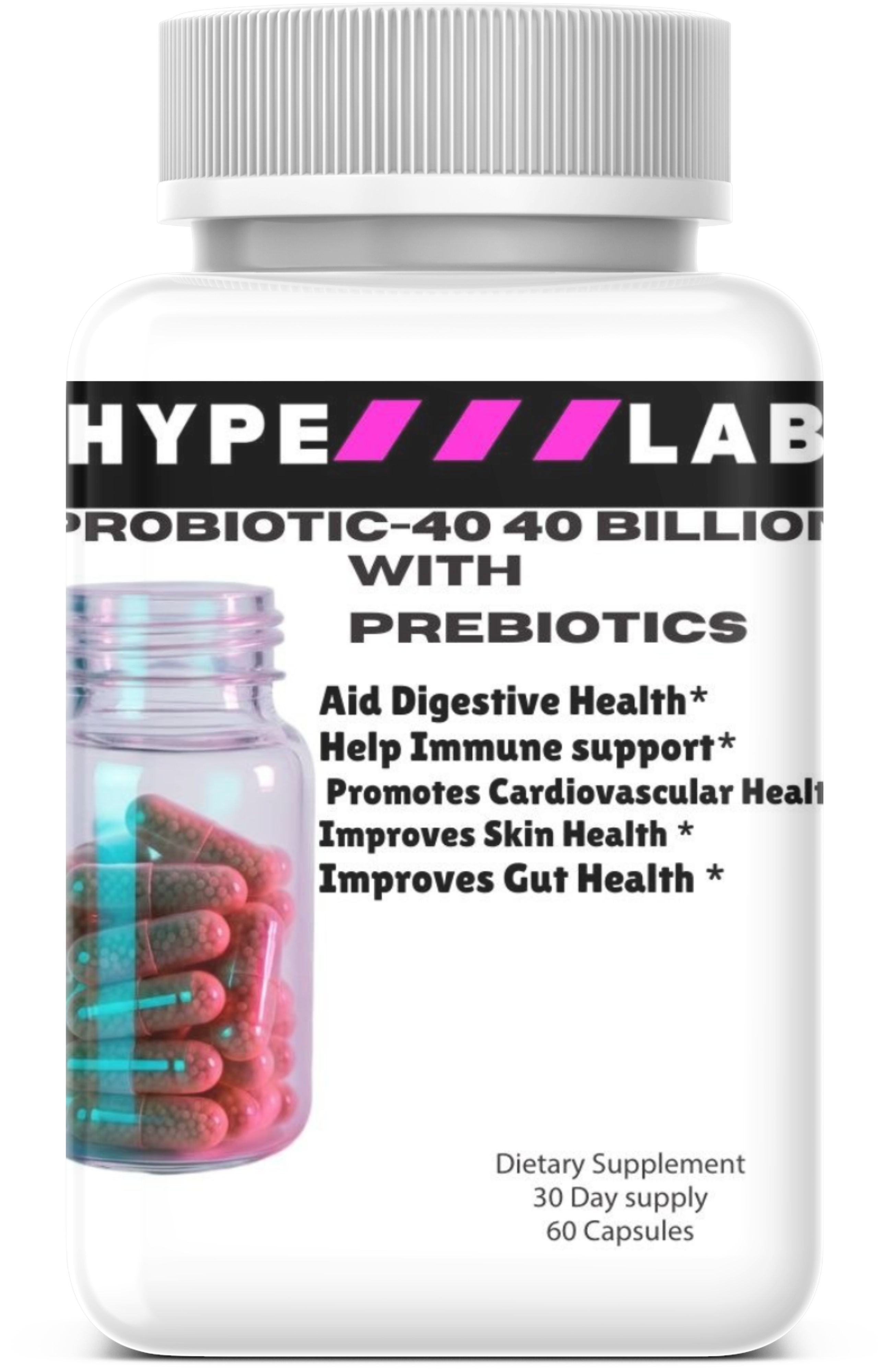 Probiotic-40 Billion CFU With Prebiotics