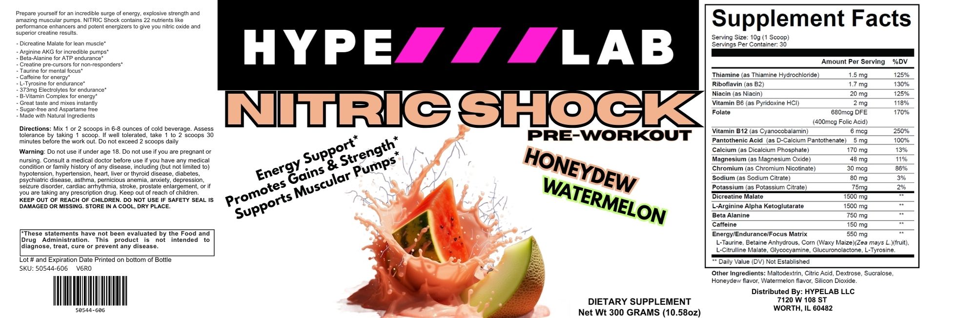 Nitric Shock Pre-Workout