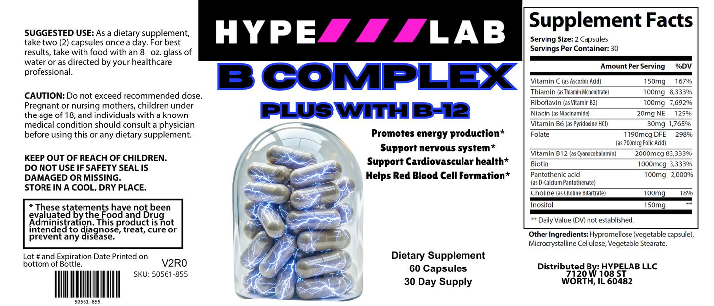 B Complex with B-12